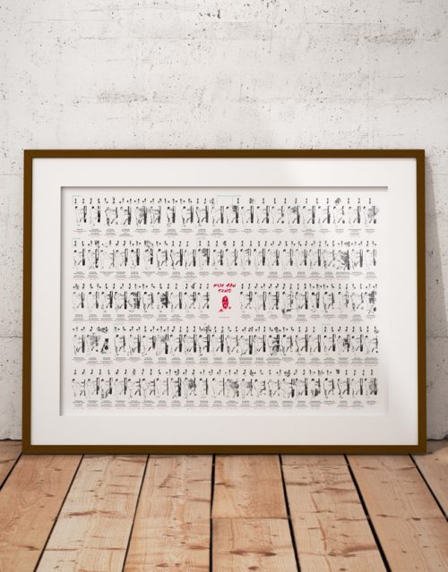 Muk Yan Jong Holzpuppe Poster